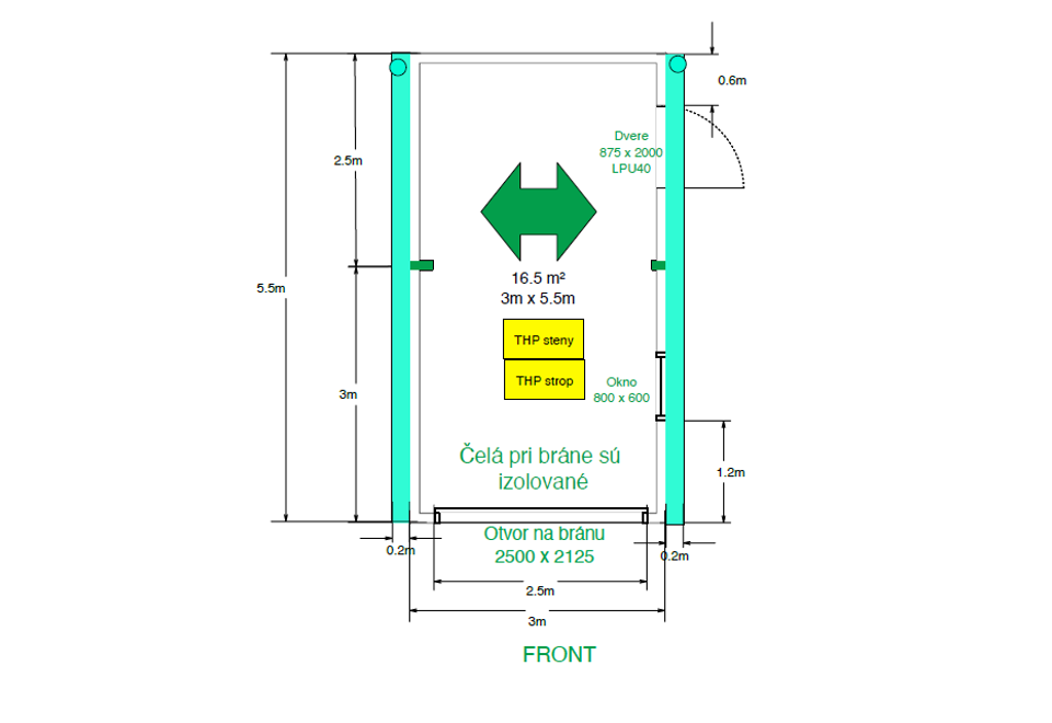Garáž so sedlovou strechou GARDEON® pre jedno vozidlo