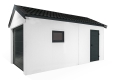Garáž so sedlovou strechou GARDEON® pre jedno vozidlo