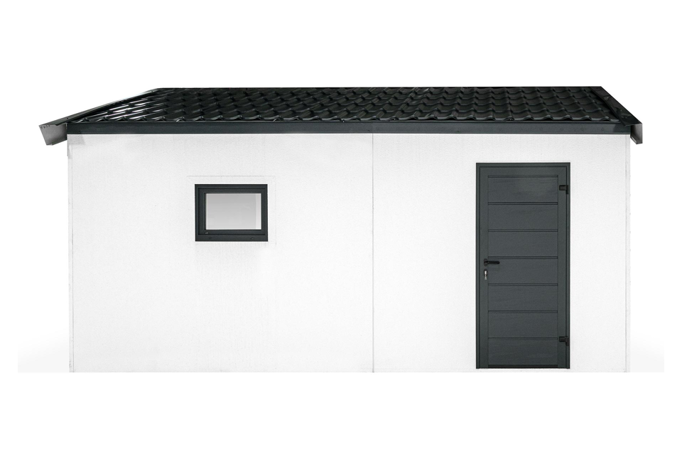 Garáž so sedlovou strechou GARDEON® pre jedno vozidlo