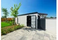 GARDEON® Garáž 4 m x 6 m s dverami Hörmanm a svetlíkom