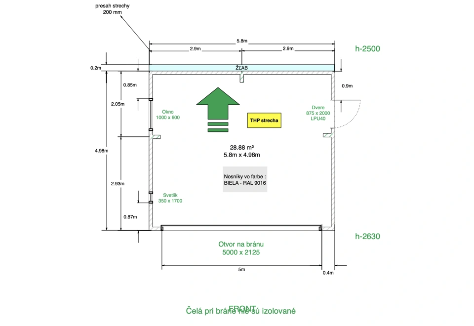 GARDEON® garáž pre 2 autá