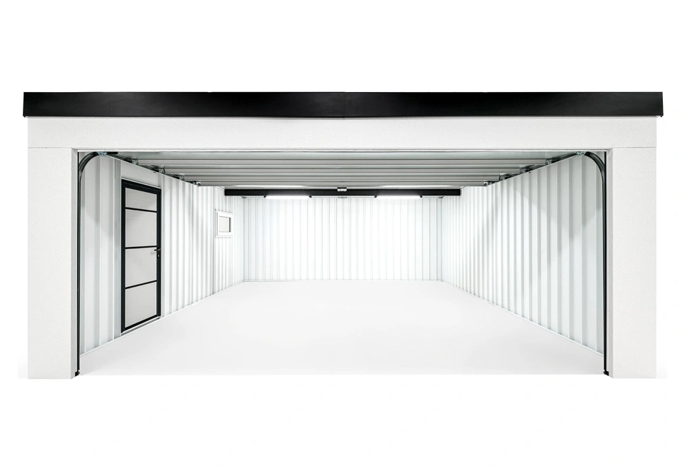 GARDEON® Garáž s dverami Hörmann a oknom