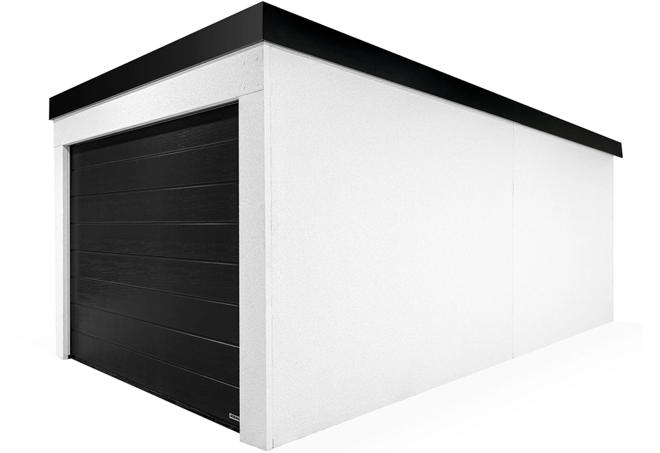 GARDEON® Garáž s dverami Hörmann a oknom