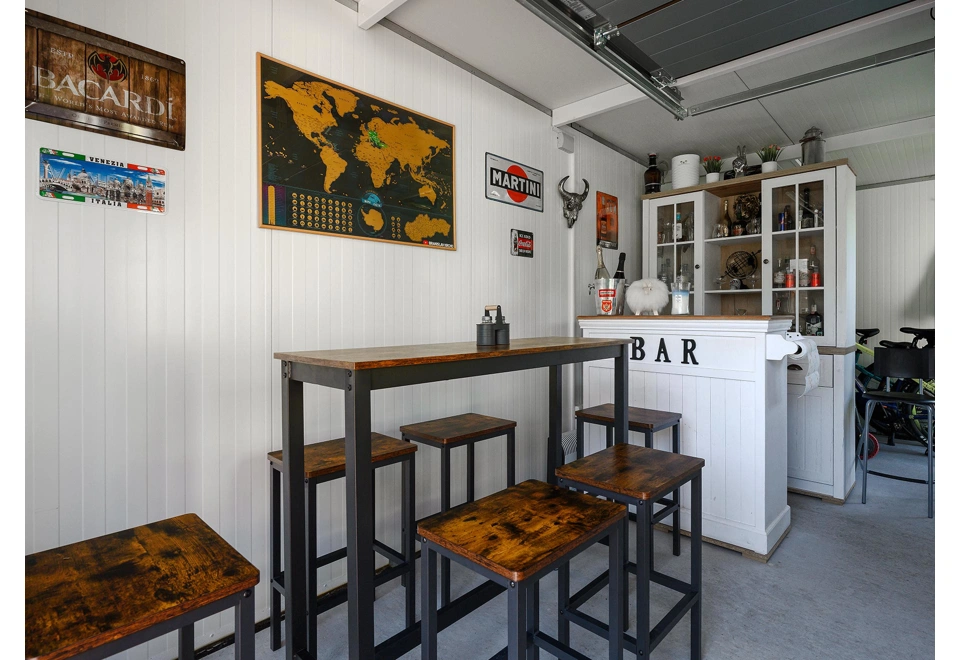 GARDEON® Garáž s dverami Hörmann, oknom a 4 svetlíkmi