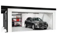 GARDEON® Garáž s dverami Hörmann, oknom a ľavým prístreškom