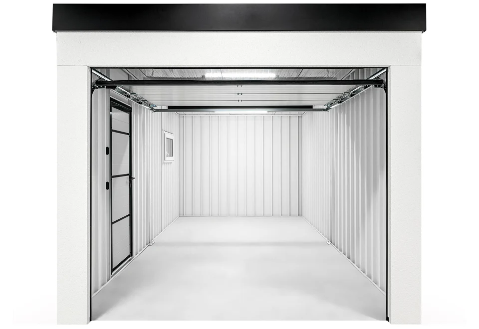 GARDEON® Garáž so sekcionálnou garážovou bránou Hörmann (2500 × 2125 mm)