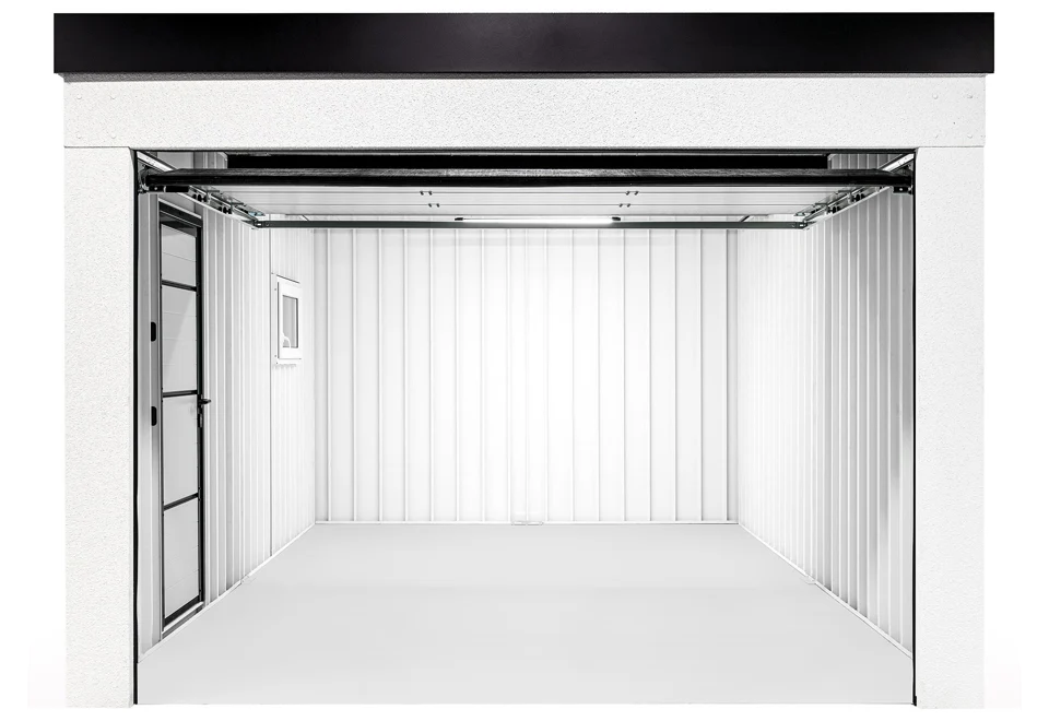 GARDEON® Garáž so sekcionálnou garážovou bránou Hörmann (3000 × 2125 mm)