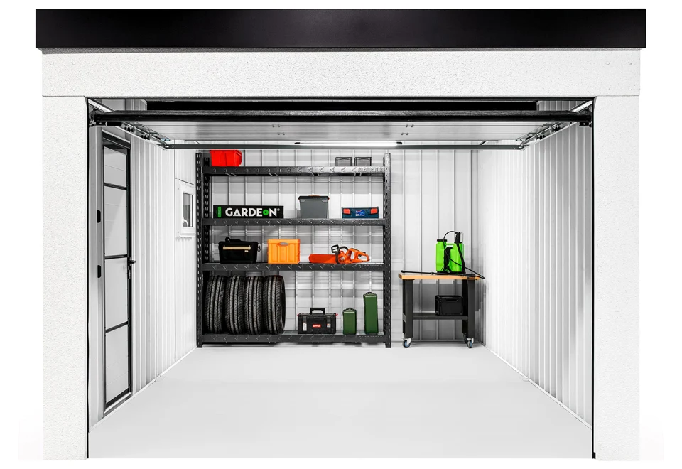 GARDEON® Garáž so sekcionálnou garážovou bránou Hörmann (3000 × 2125 mm)