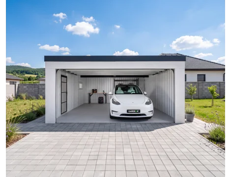GARDEON® Garáž so sekcionálnou garážovou bránou Hörmann (5000 × 2125 mm)
