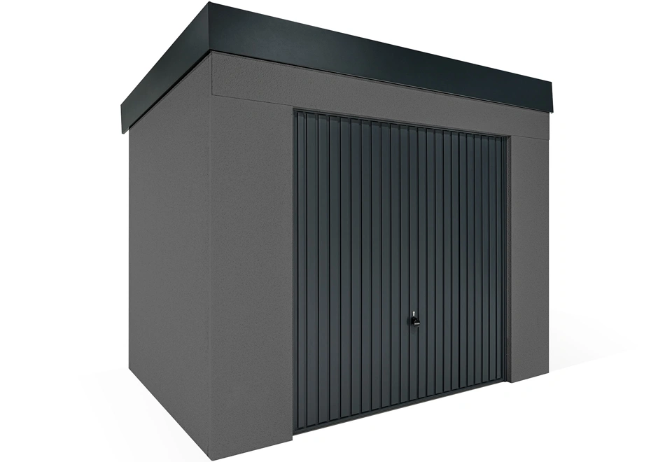 GARDEON® Záhradný domček s bezpečnou garážovou bránou Hörmann