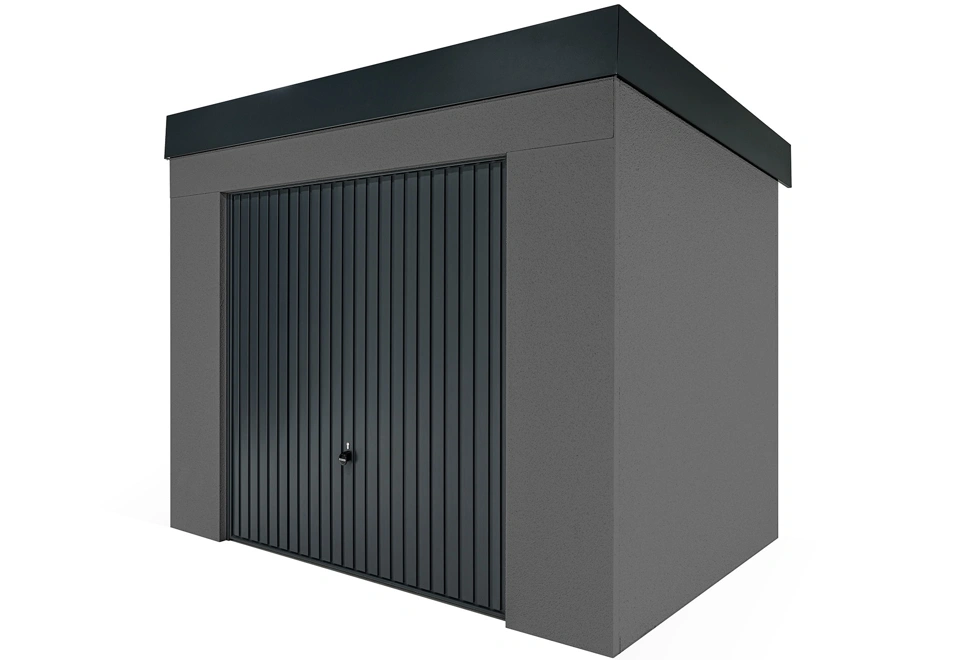 GARDEON® Záhradný domček s bezpečnou garážovou bránou Hörmann