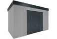 GARDEON® Záhradný domček s bezpečnou garážovou bránou Hörmann