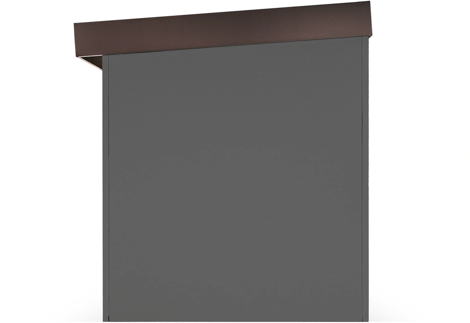 GARDEON® Záhradný domček s dverami a garážovou bránou Hörmann