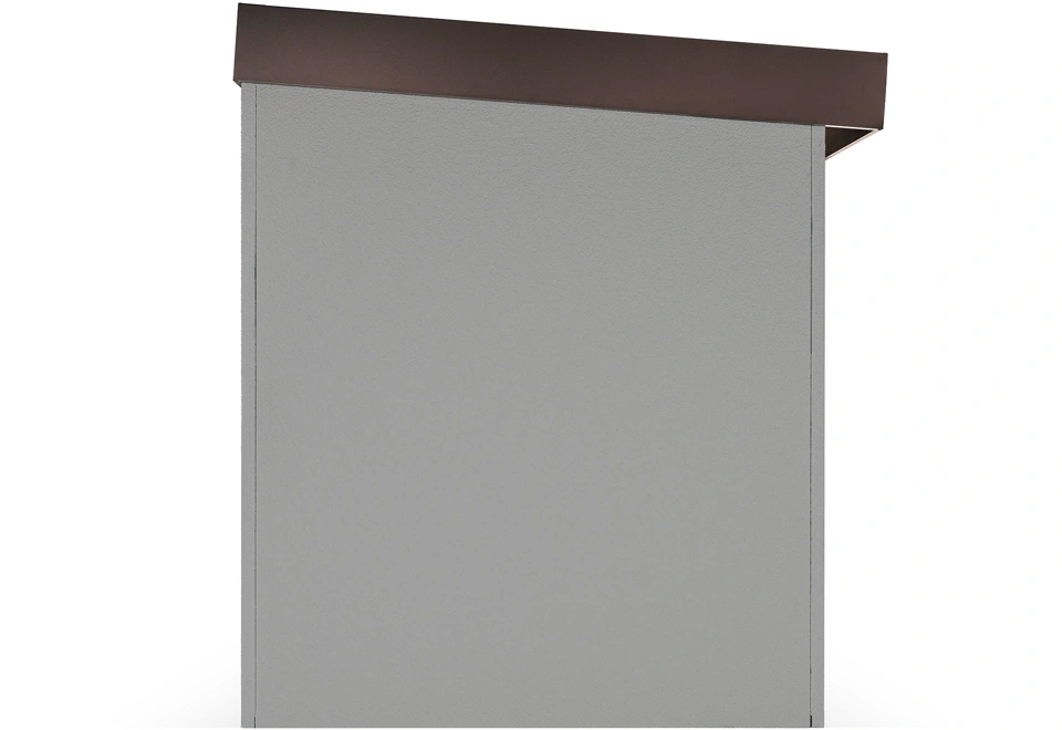 GARDEON® Záhradný domček s dverami a garážovou bránou Hörmann