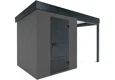 GARDEON® Záhradný domček s dverami a pravým prístreškom