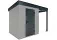 GARDEON® Záhradný domček s dverami a pravým prístreškom