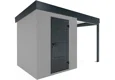 GARDEON® Záhradný domček s dverami a pravým prístreškom