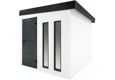 GARDEON® Záhradný domček s dverami Hörmann a dvomi svetlíkmi