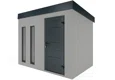 GARDEON® Záhradný domček s dverami Hörmann a dvomi svetlíkmi
