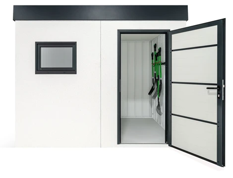 GARDEON® Záhradný domček s dverami Hörmann a oknom