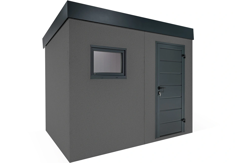 GARDEON® Záhradný domček s dverami Hörmann a oknom