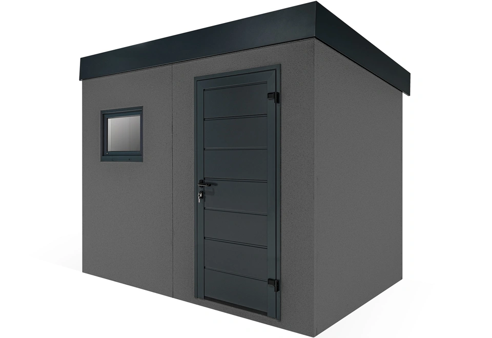 GARDEON® Záhradný domček s dverami Hörmann a oknom