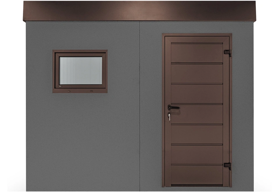 GARDEON® Záhradný domček s dverami Hörmann a oknom