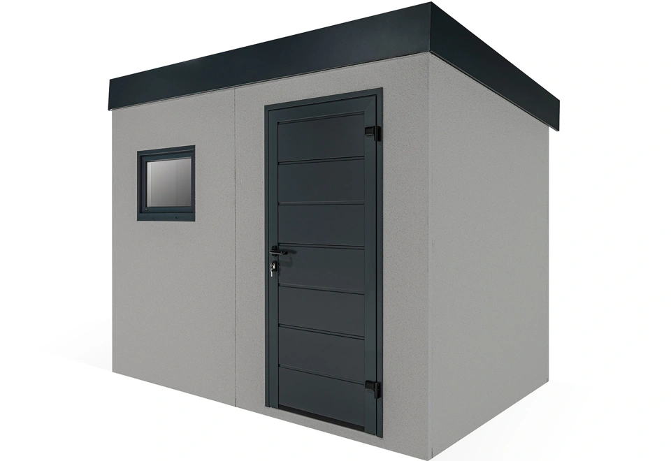 GARDEON® Záhradný domček s dverami Hörmann a oknom