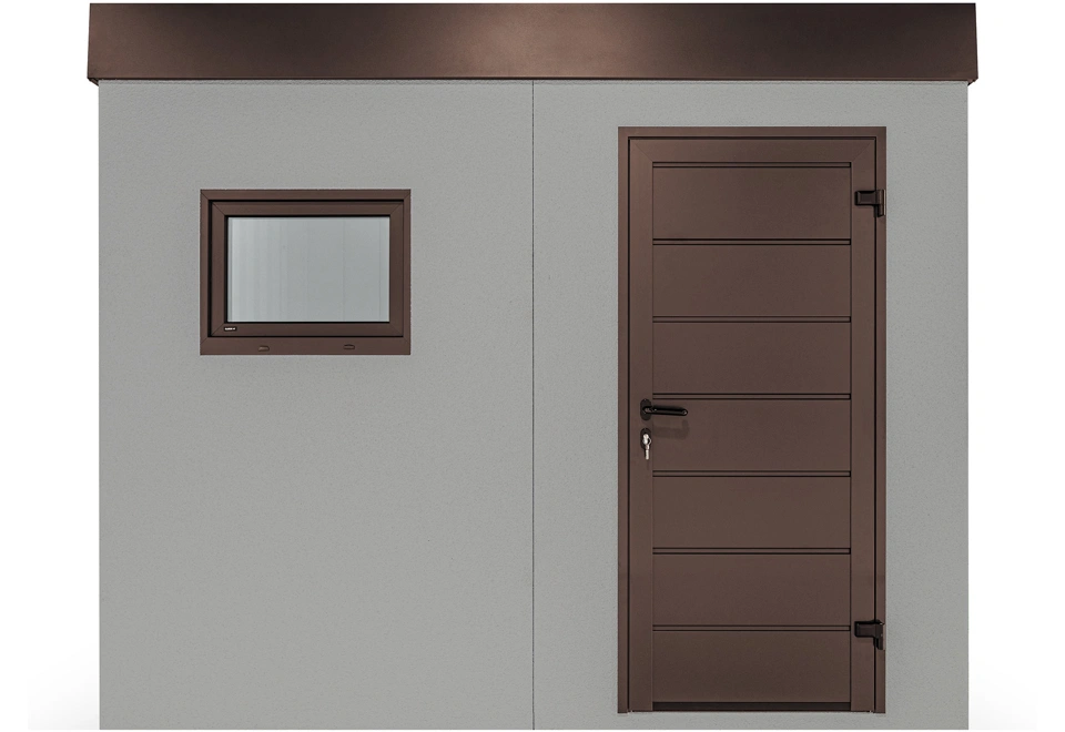 GARDEON® Záhradný domček s dverami Hörmann a oknom