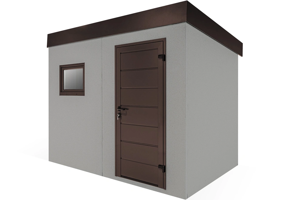 GARDEON® Záhradný domček s dverami Hörmann a oknom