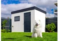 GARDEON® Záhradný domček s dverami Hörmann a oknom
