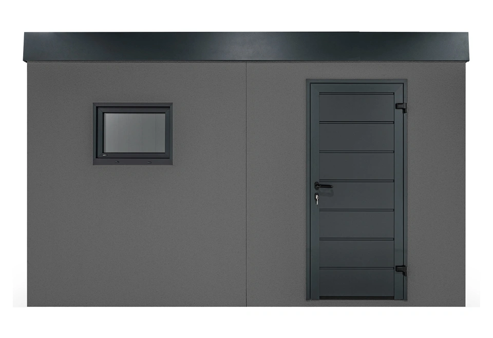 GARDEON® Záhradný domček s dverami Hörmann a oknom