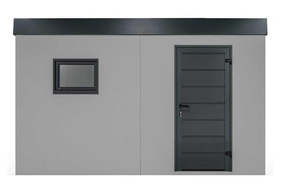 GARDEON® Záhradný domček s dverami Hörmann a oknom