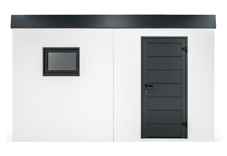 GARDEON® Záhradný domček s dverami Hörmann a oknom