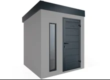 GARDEON® Záhradný domček s dverami Hörmann a svetlíkom