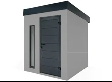 GARDEON® Záhradný domček s dverami Hörmann a svetlíkom