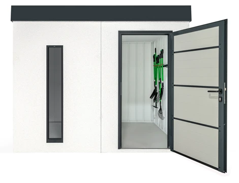 GARDEON® Záhradný domček s dverami Hörmann a svetlíkom