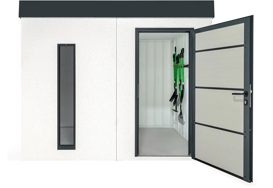 GARDEON® Záhradný domček s dverami Hörmann a svetlíkom