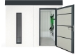 GARDEON® Záhradný domček s dverami Hörmann a svetlíkom