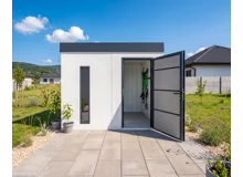 GARDEON® Záhradný domček s dverami Hörmann a svetlíkom