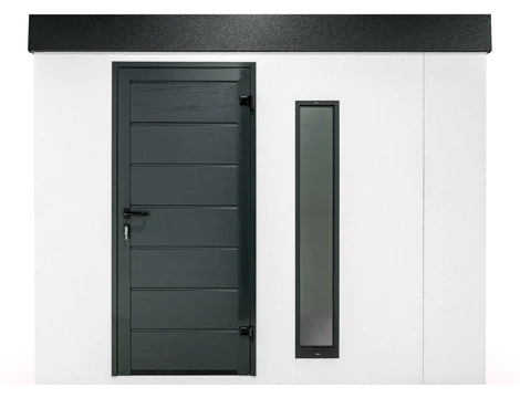 GARDEON® Záhradný domček s dverami Hörmann a svetlíkom