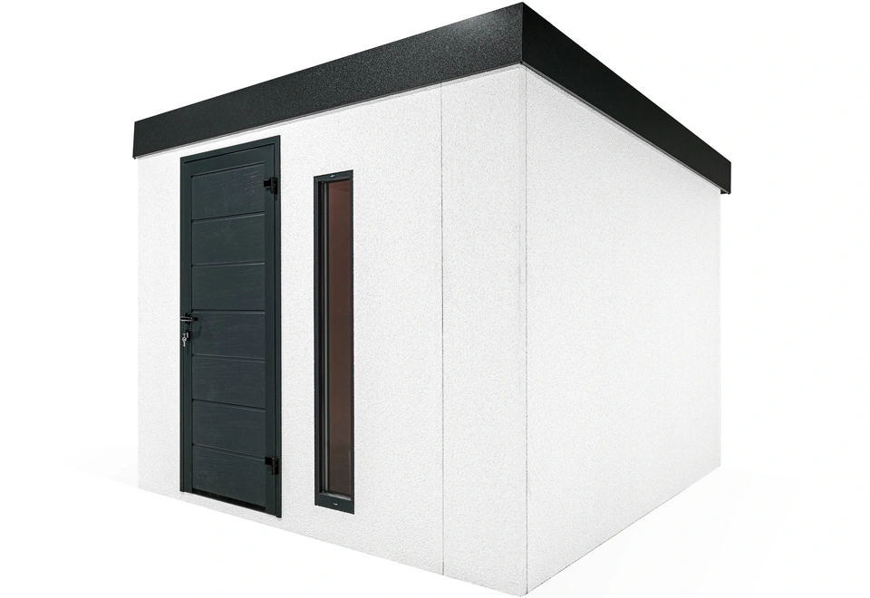GARDEON® Záhradný domček s dverami Hörmann a svetlíkom