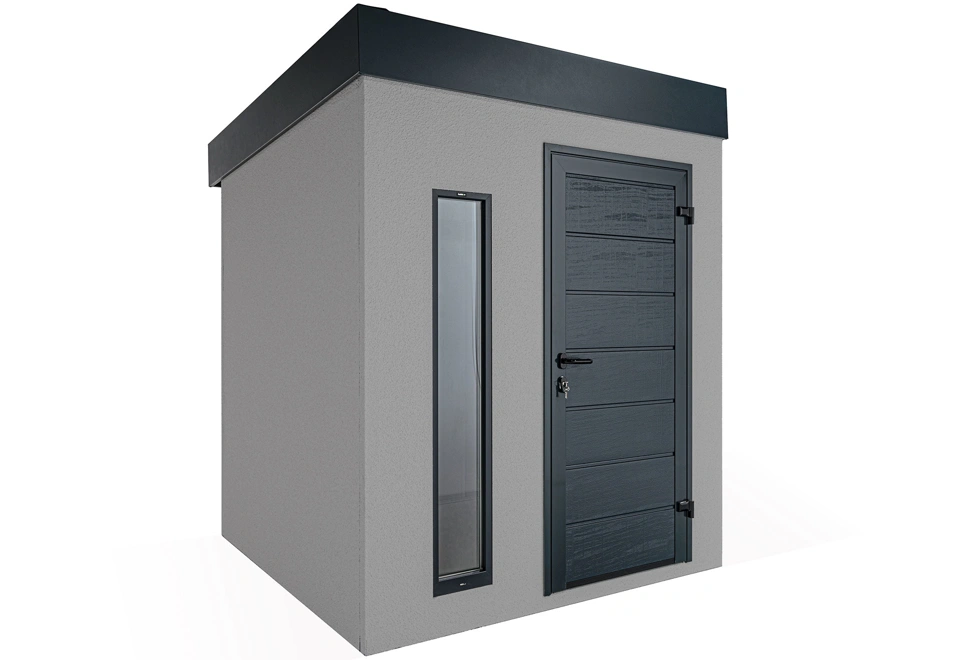 GARDEON® Záhradný domček s dverami Hörmann a svetlíkom