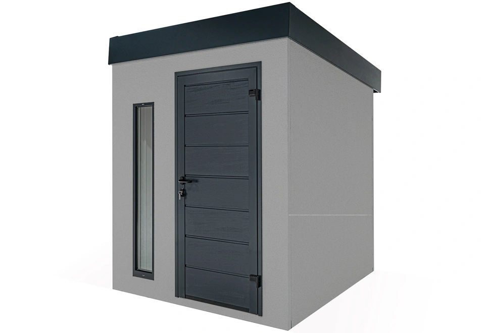 GARDEON® Záhradný domček s dverami Hörmann a svetlíkom