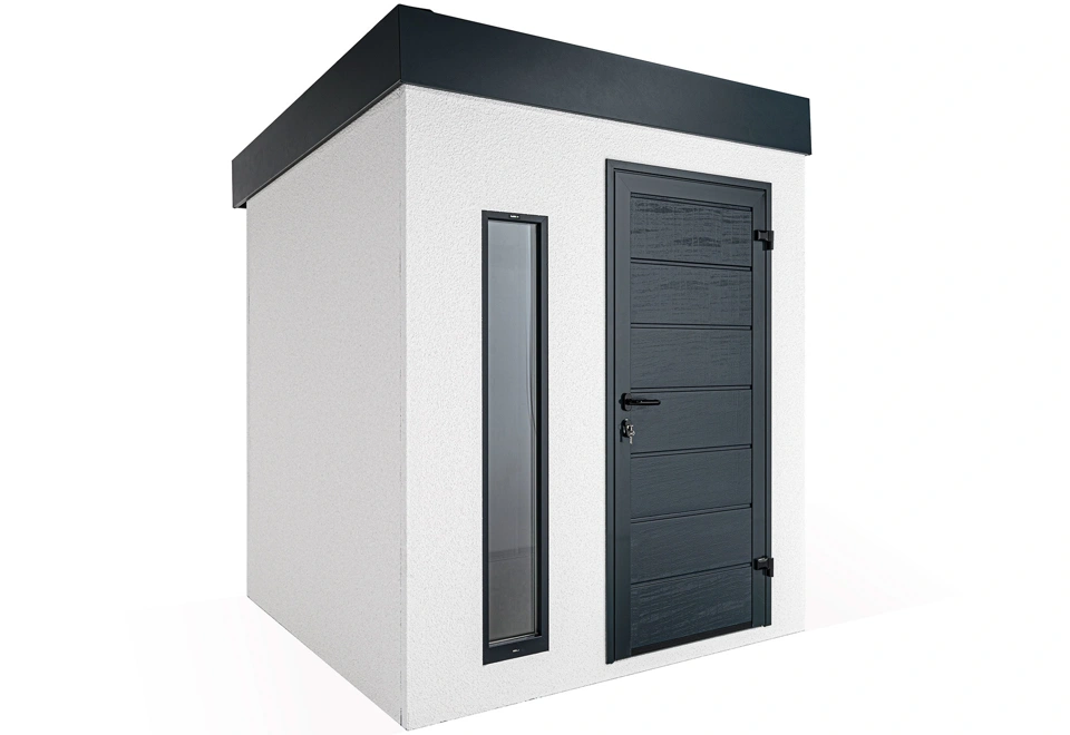 GARDEON® Záhradný domček s dverami Hörmann a svetlíkom