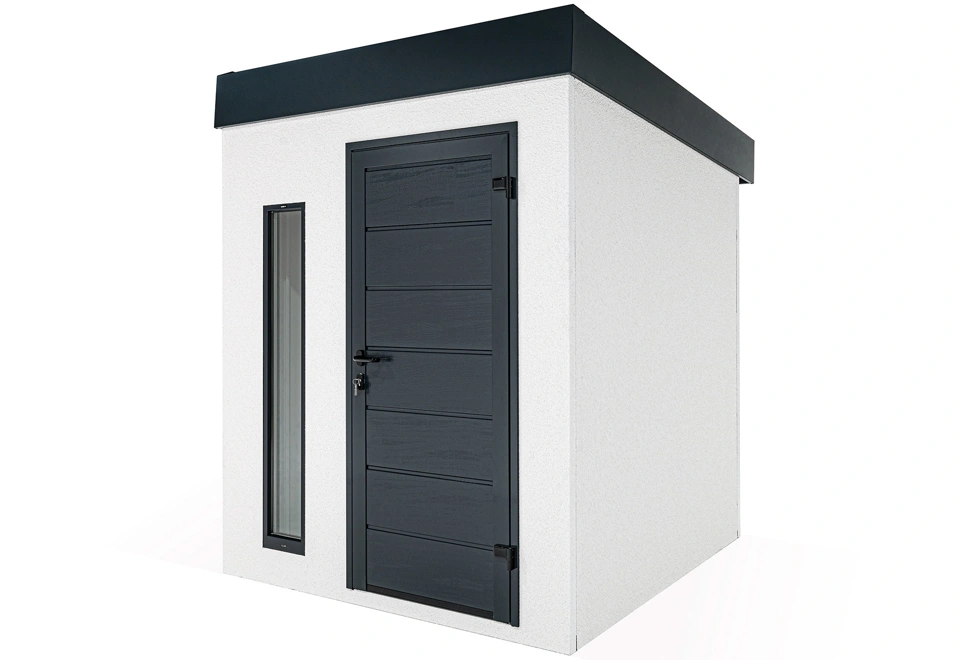 GARDEON® Záhradný domček s dverami Hörmann a svetlíkom