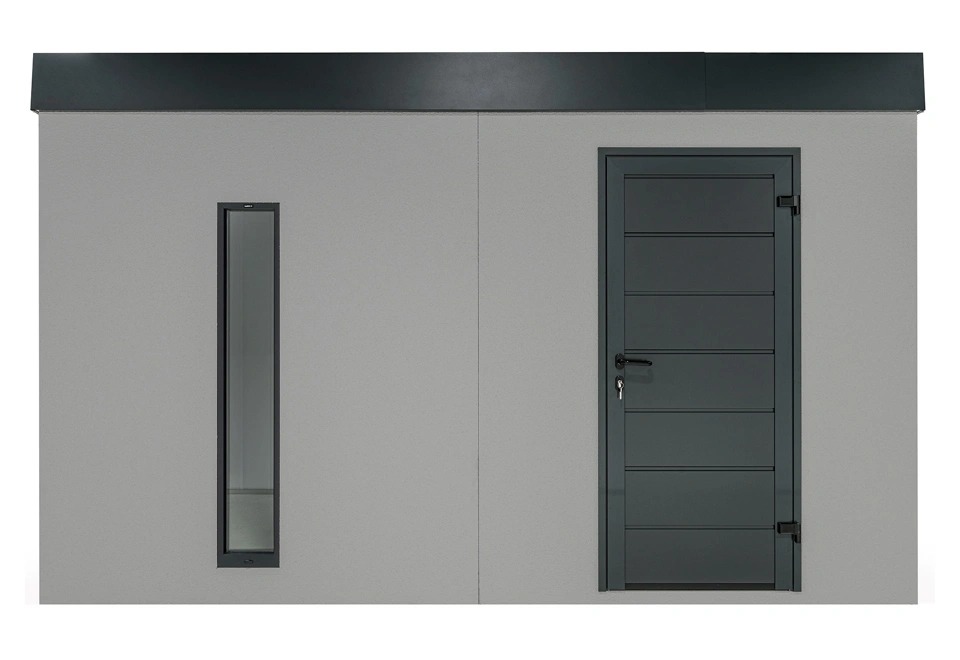 GARDEON® Záhradný domček s dverami Hörmann a svetlíkom