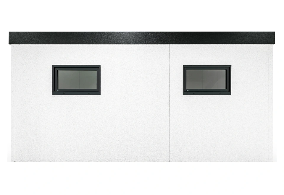 GARDEON® Záhradný domček s dverami Hörmann, dvomi oknami a svetlíkom