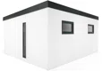 GARDEON® Záhradný domček s dverami Hörmann, dvomi oknami a svetlíkom