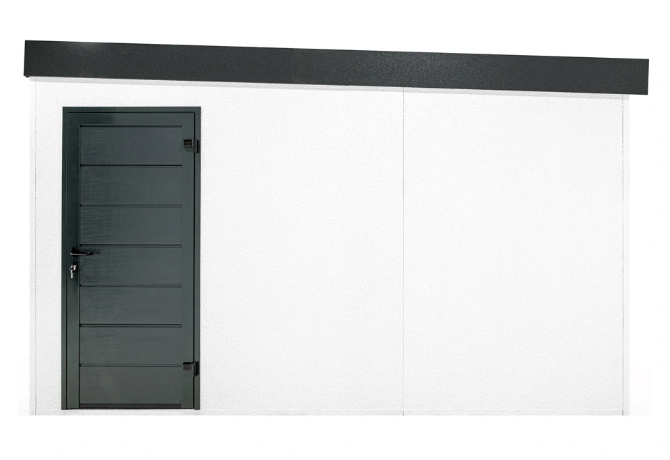 GARDEON® Záhradný domček s dverami Hörmann, dvomi oknami a svetlíkom